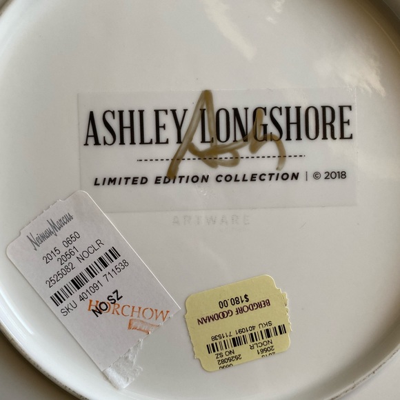 Ashley Longshore Emerald Gem Porcelain Plates - Picture 3 of 15